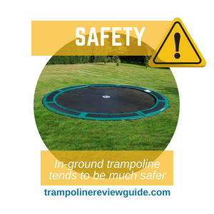 low to the ground trampoline